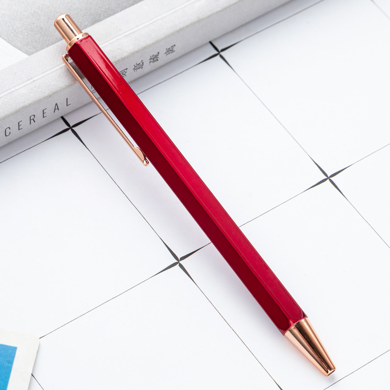 Wholesale Hexagonal Push Metal Ballpoint Pen